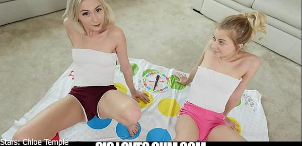  Chloe Temple and Riley Star in Stepsister and Bestfriend Spread for Me SisLovesCum with Jay Rock in Petite babe with cute butts and small tits threesome. Stepsister roleplay lucky guy gets double blowjob and sex with pretty babes